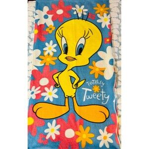 Totally Tweety Bird Looney Tunes Fleece Sleeping Bag Warner Bros 1998